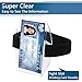 Timoo 5 PCS Arm Badge Holder Armband ID Card Holder with Adjustable Belt, Universal Size
