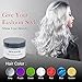 Elera Temporary Hair Color Wax Professional Hair Dye Gel Mud for Men Women (gray)