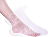 EXCEART 200ct Paraffin Bath Liners Clear Plastic Disposable Foot Covers for view 8