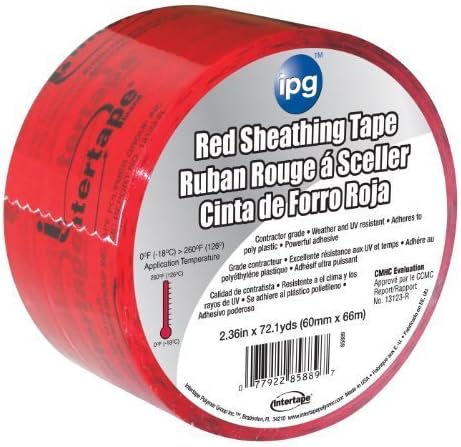 InterTape, 5560CNDR Sheathing Tape, 2.36 X 72.1 yd, Red/Black Print by Intertape Polymer Group