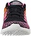 Skechers Sport Women's Burst Ellipse Fashion Sneaker,Black/Pink/Orange,8.5 M US