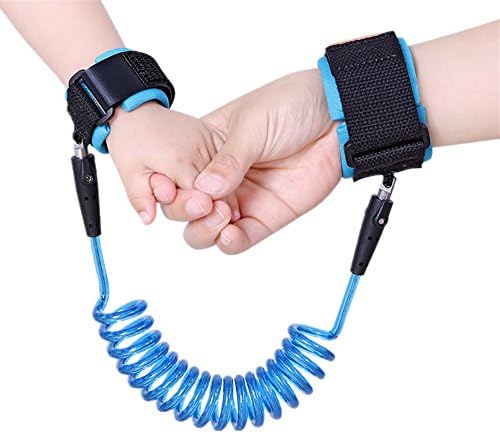 Child Baby Travel Cares Safety Restraint - Blue Anti Lost Children Leash Wrist Link