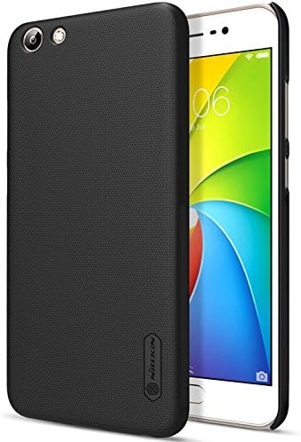 VIVO Y69 Case DISLAND [Slim Fit][Frosted Shield]Matte Hard Back Cover Skin Case with Screen Protector for VIVO Y69,Black