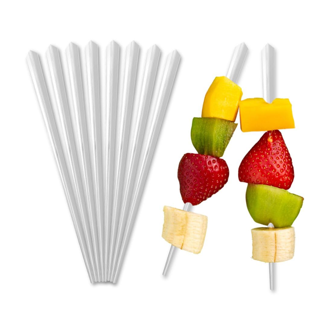 View 1 of 1000 Pcs Cocktail Picks Prism 7.62cm (3") - Sleek, Stylish Garnish for Cocktails, Perfect Plastic Toothpicks for Appetizers & Drinks, Versatile Fancy Skewers Food Pick for Charcuterie Parties