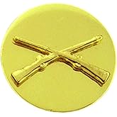 Infantry United States Army Enlisted Branch of Insignia 1" Lapel Pin