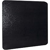 Plexon Stove Board - 52" x 36", Black, Steel - Fire Board for Wood Stoves, Pellet Stove Hearth Pad and Heat Protection