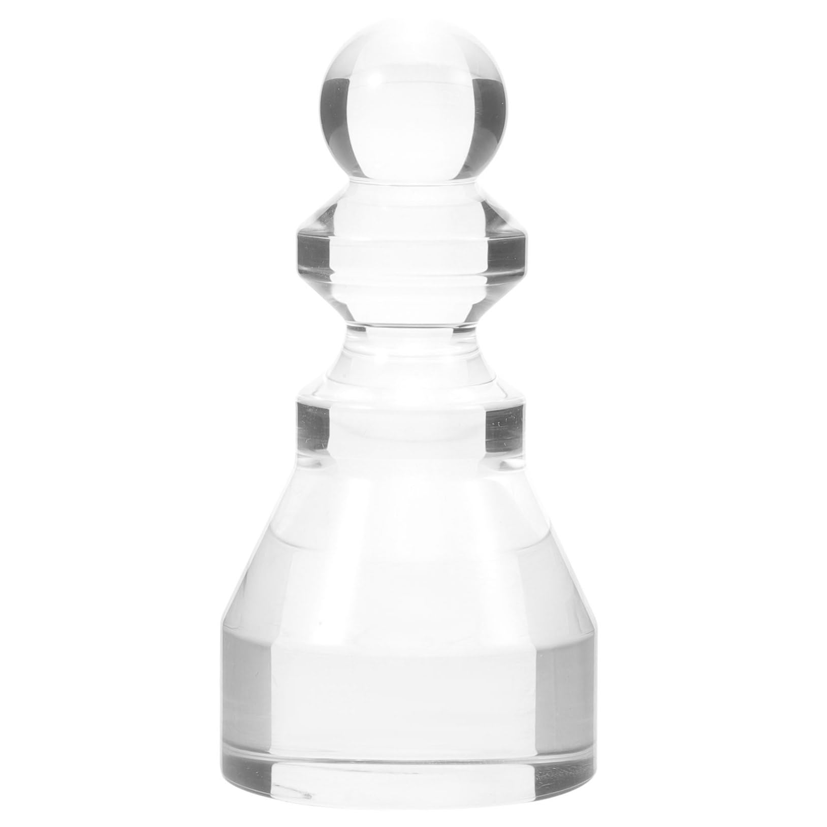 GANAZONO Acrylic Poker Win Marker Transparent Stable Pillar Design for Roulette and Poker Games Game Table Accessory 3.15X1.57 Inch