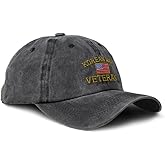 Soft Baseball Cap Embroidered Dad Hat American Veteran Korean War A Vintage Hats Washed Baseball Cap Cotton