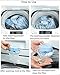 Pet1997 4PC Washing Machine Universal Float, Filter Bag Laundry Ball, Floating Pet Fur Catcher Filtering Hair Removal Device Wool Cleaning Supplies (2Pink + 2Blue)