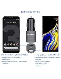 meagoes USB tipo C Cargador de Coche