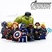 Generic 8pcs/set the Avengers Age of Ultron Super Hero Hulk Minifigures Building Toys