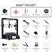 ANYCUBIC MEGA I3 3D Printer with Patented Heat Bed and Free 1kg PLA Filament, Works with PLA/HIPS/Wood etc