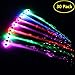 Midafon 30 Pack LED Multicolor Light Flashing Fiber Optic Hair Braid Barrettes Party Favors Party Pack