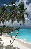 Address Book: Beautiful Tropical Beach design 5.5 by 8.5 for Contacts, Addresses, Phone Numbers, Ema by Elf Owl Publishing