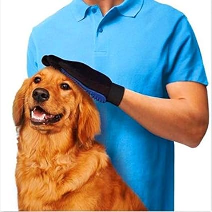 Cartstore True Touch Five Finger Deshedding Glove Pet Dogs Cats Gromming The Hair Away