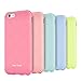 iPhone 6 Case, 5 Packs Ace Teah TPU Raised Corner Shockproof Protective Case Back Patterns Anti-Slip Slim thin Case for iPhone 6/6S 4.7 Inch-Hotpink, PowderBlue, Lightpurple, Pink, Bright Green