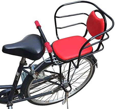 Siège Vélo Enfant Baby Bike - Rouge - Harnais De Sécurité - Pour Bébé De 6 Mois à 6 Ans - Neuf
