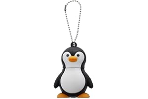 16GB Novelty Cute Penguin USB 2.0 Flash Drive Data Memory Stick Device - Black and White Clever and Attractive