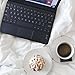 Sony Xperia Z4 Tablet keyboard case, COOPER TOUCHPAD EXECUTIVE 2-in-1 Wireless Bluetooth Keyboard Mouse Leather Travel Cases Cover Holder Folio Portfolio + Stand LTE WiFi (Black)