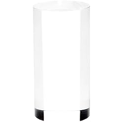 Plymor Clear Acrylic Solid Cylinder Round Display