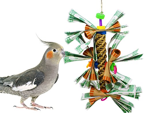 Bonka Bird Toys 1024 Ka-Ching Chew Bird Toy parrot cage toys cages cockatiel conure african grey