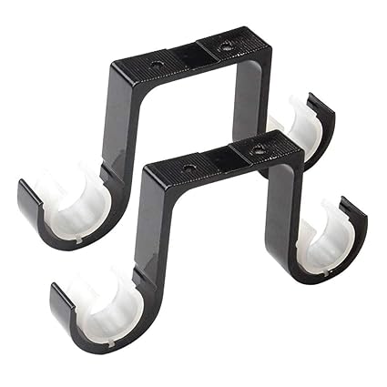 Amazon Com Enerhu 1 Pair Curtain Rod Brackets Drapery Pole