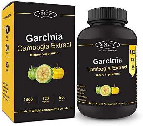 Sinew Nutrition Garcinia Cambogia Extract -1500 mg Per Serving (90 Count)