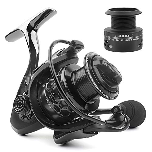 Spinning Fishing Reel, 5.5:1 High Speed Gear Ratio Carp Reel, Long Casting Ergonomic Design Fishing Reels, Spinning Reel for Freshwater Sal 並行輸入品 13+1BB Spinning Reel 3000 5000 Saltwater 5.5:1 Sea Fishing Reel \u0026 Spare  Line Cup | eBay UK