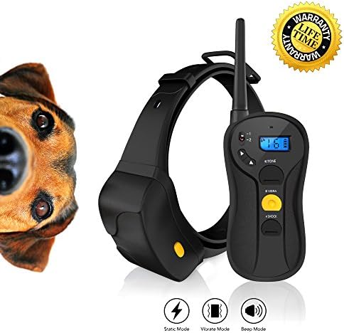 Dog Training Collar with Remote Control Waterproof and Rechargeable 2000FT Range with FREE Dog Clicker and Dog Whistle โ The Ultimate Dog Training Package
