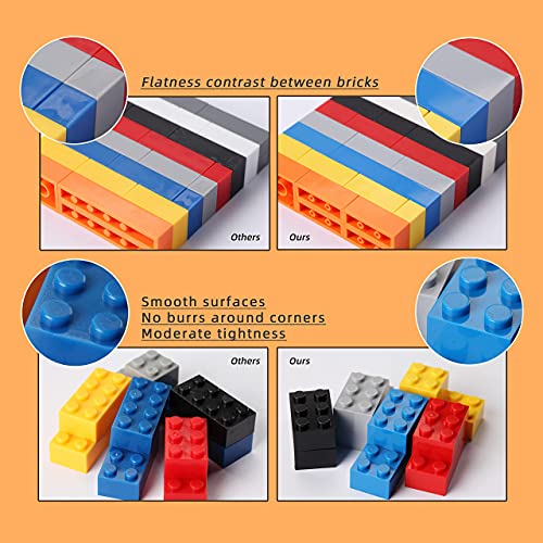 LOONGON Classic Brick Blocks Bulk Set, Building Bricks Compatible with