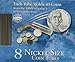 Nickel Size Coin Tubes: 8 Count by 