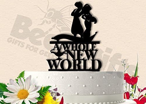 A Whole New World Wedding Cake Topper