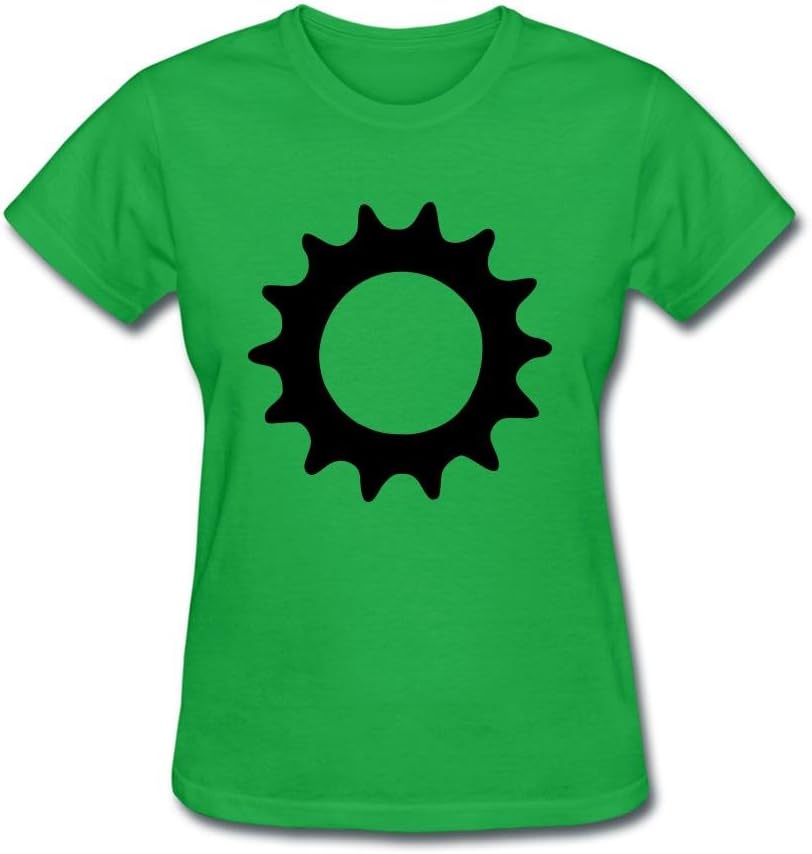 Timwood Women's Bicycle Fixie Cog Short Sleeve T-Shirt