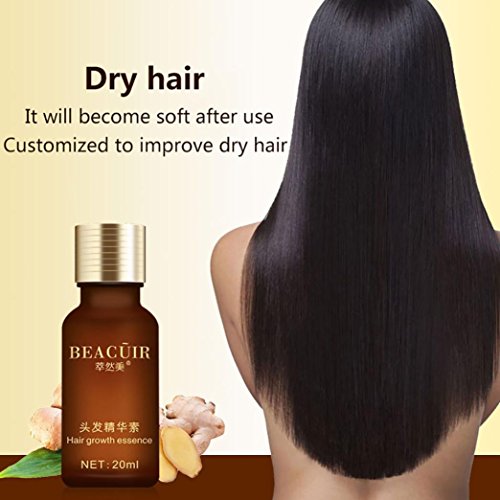 Besde Hair Care Essence Treatment For Men and Women Hair Loss Fast Powerful Hair Growth Serum Repair Hair Root (Browm, 20ml)