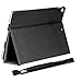 COCASES Case Compatible with iPad Pro 12.9, iPad Pro, iPad 12.9 Inch 2017 2015 PU Leather Flip Cover Stand Smart Case Auto Sleep/Wake Pencil Holder Hand Strap Card Slot Document Cash Pocket - Blue