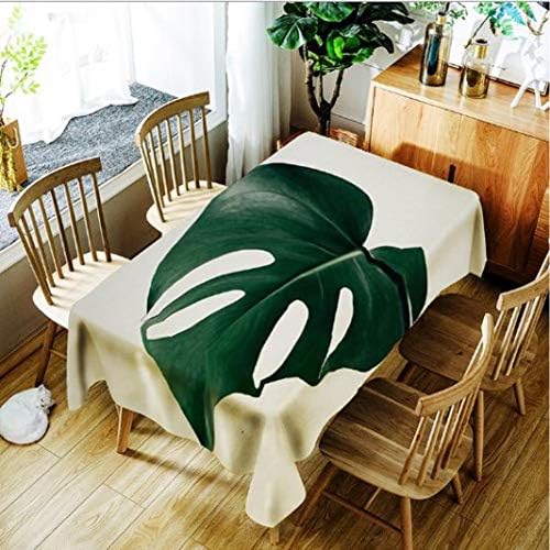 RXIN Watercolor Flower Pattern Home Decor Tablecloth, Kitchen Rectangular Waterproof Table Cover, 55 X 70 Inch