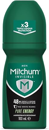 Mitchum Men Invisible 48HR Anti-Perspirant Roll On Deodorant No White Marks view 1