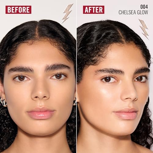 Multi Tasker Turbocharged Glow, 004 Chelsea Glow, Illuminante liquido per il viso, Perle riflettenti, Luminosità naturale, Vitamina C & E, Formula Vegana, 10 ml