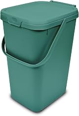 Addis 519353 Kitchen Recycling Bin 18 L Sage Green Clip Lock Lid
