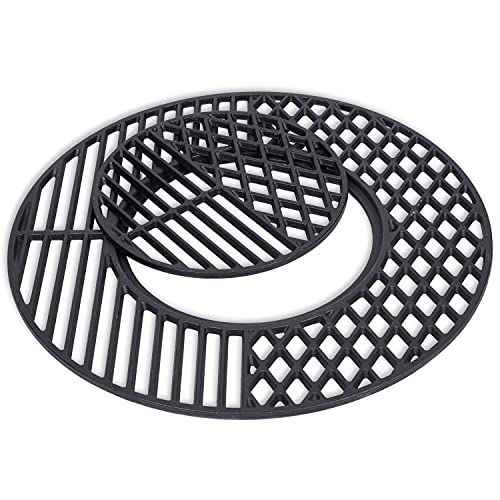 X Home 21.5 Inch Cast Iron Grill Grate Replacement for er 22 Inch Kettle, Performer
