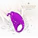 Vibrating Cock Ring Powerful 7 Speeds Silicone Penis Ring Vibrator Clit Stimulator 100% Waterproof Rechargeable Adult Toy for Men Couple Sex
