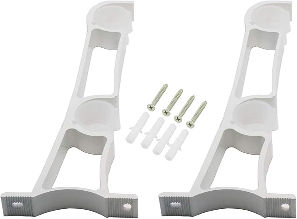 Amazon Com Sydien 22cm 8 67 Length Double Curtain Rod Brackets