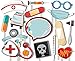 Birthday Galore Medical- Doctor & Nurse Photo Booth Props Kit - 20 Pack Party Camera Props Fully Assembled