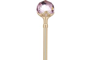 HAIQILIN Pink Scepter Wands Crystal Magic Wand for Birthday Party Prom Sceptor