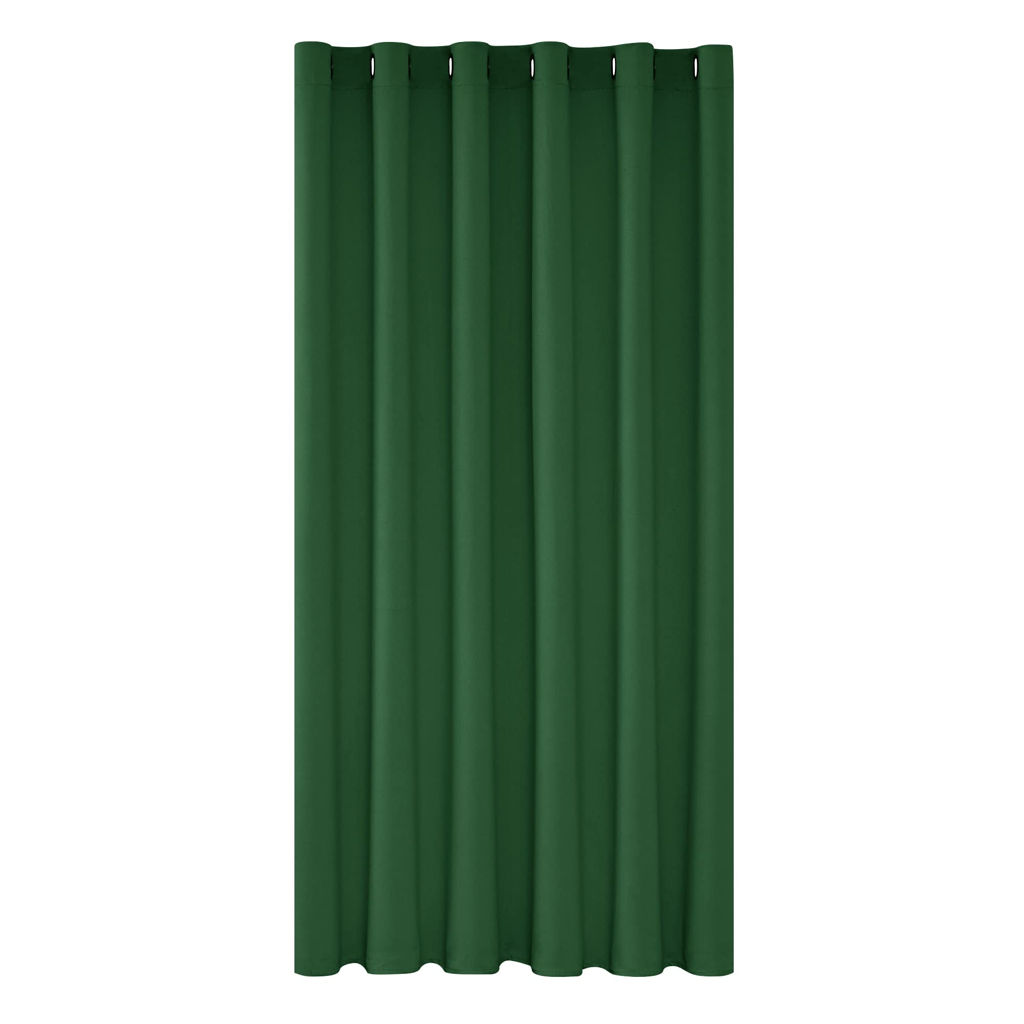 Deconovo Eyelet Blackout Noise Reduction Window Treatment Thermal Insulated Wide Width Curtain for Bedroom 80 x 84 Inch Dark Forest 1 Panel