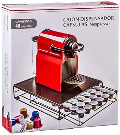 dcasa - caja dispensador capsulas nespresso 48 units: Amazon.es: Hogar