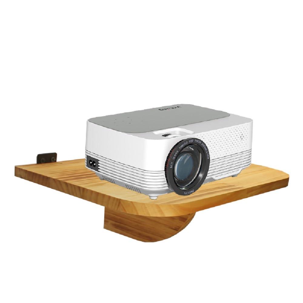 Photo 1 of MAIQIYALAN Floating Projector Shelf Rack ?Floating TV Shelf Projector Shelf,Wall Mount TV Shelf - Holds up to DVD DVR Component Shelf - Perfect for Projector, WiFi Router, Game Console and Cable Box.