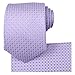 KissTies Lavender Wedding Ties Set Necktie + Pocket Square + Gift Box