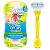 Gillette Venus Tropical Disposable Razors for Women, 3 Count, Designed for a Smooth Shave, Tropical Fragrance Scented…