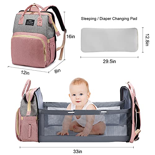 diaper backpack with changing pad